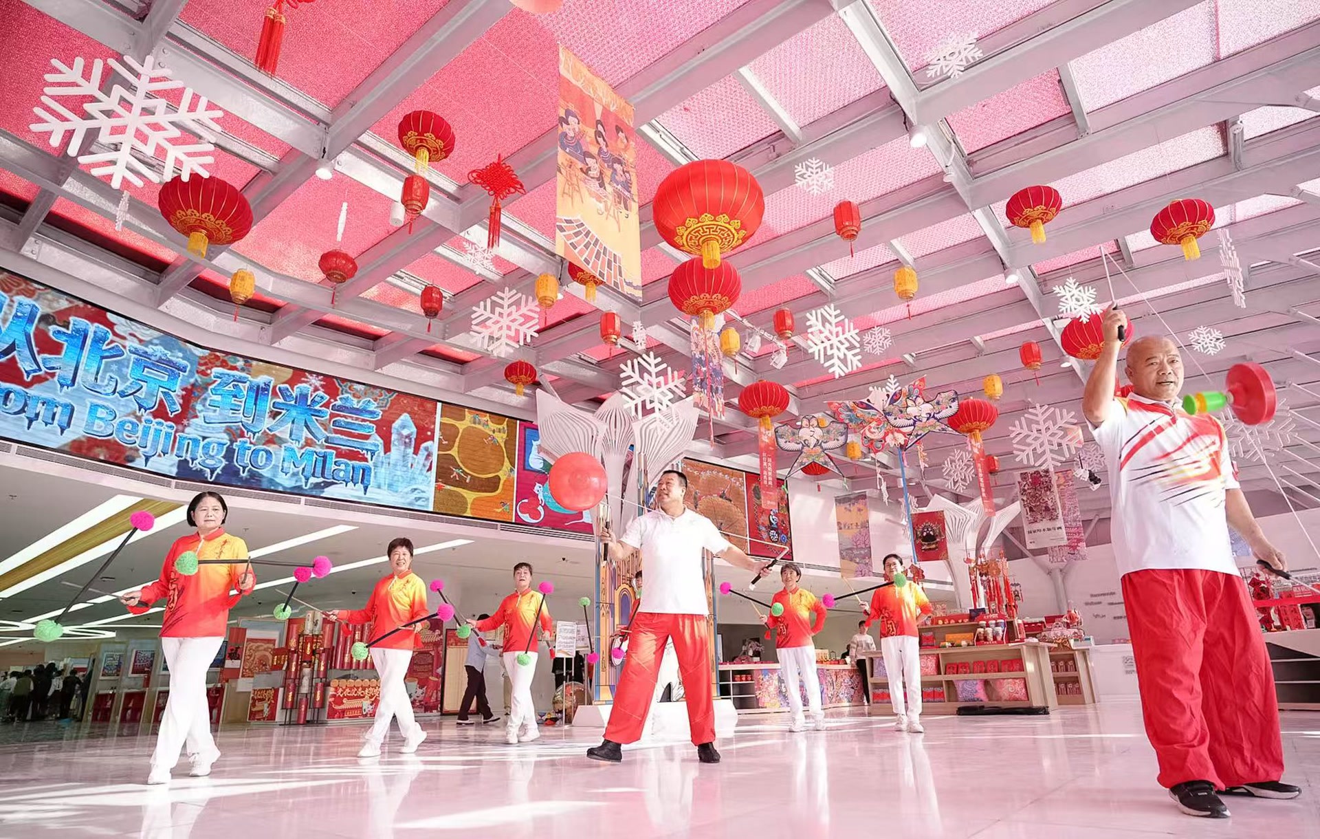 中国年再遇冬奥会 奥运博物馆奉上年味文化大餐